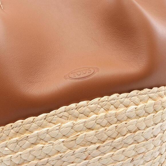 TOD'S Brown Leather Tote Bag - Picture 7 of 8